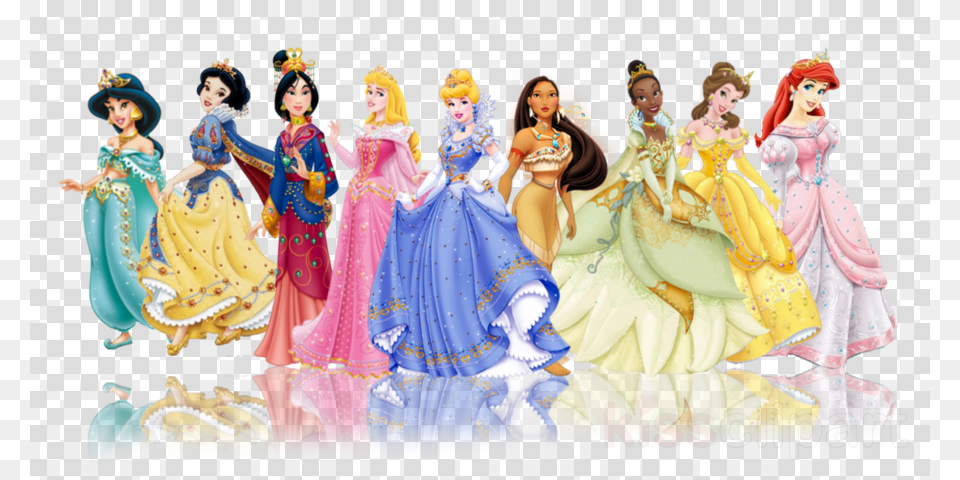 All Princess Disney Transparent Clipart Rapunzel Princess Disney Princess Figure Wall Stickers, Adult, Person, Leisure Activities, Female Png Image