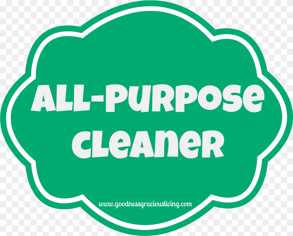 All Purpose Cleaner Goodness Gracious Living, Sticker, Logo Free Transparent Png