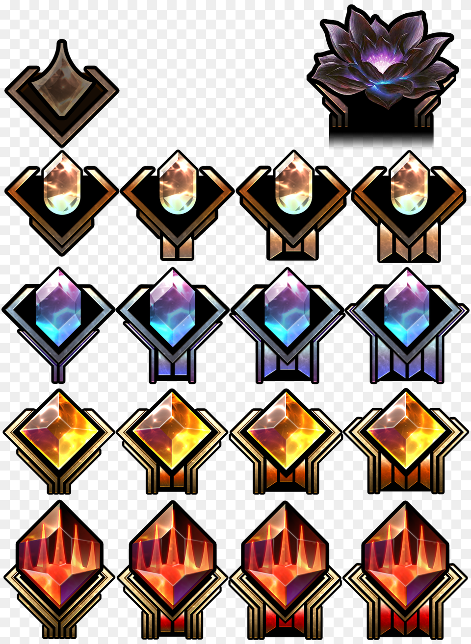 All Rank Icons Magicarena, Accessories, Gemstone, Jewelry, Art Png Image