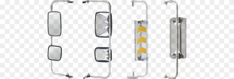 All Retrac Step Van Mirrors Come With First Surface Rear View Mirror, Light, Traffic Light Png Image