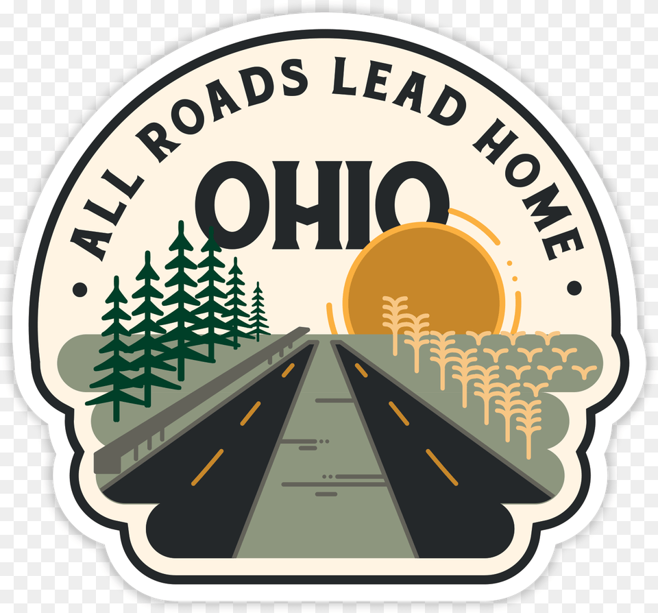 All Roads Highway Sticker Agricultural Technology Management Agency, Architecture, Building, Factory Free Png Download