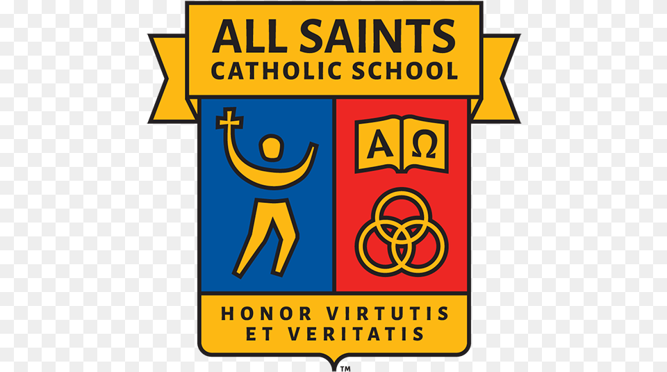 All Saints Catholic School All Saints Catholic School Dallas, Symbol, Text Free Png