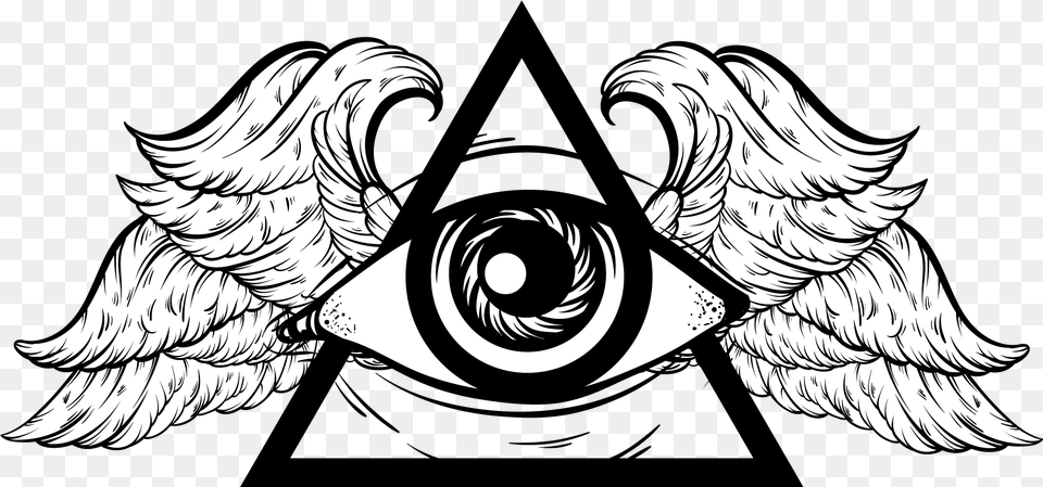 All Seeing Eye All Seeing Eye With Wings, Baby, Person, Symbol, Emblem Free Png