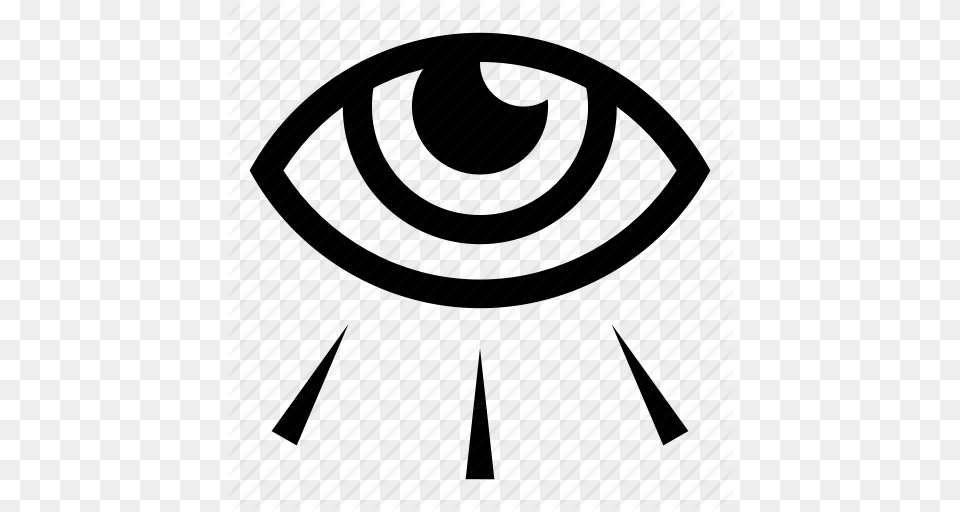 All Seeing Eye Eye Illuminati Light Occult See Sight Icon, Clothing, Hat Free Png Download