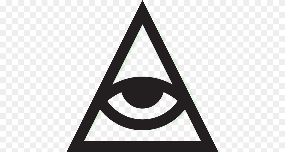 All Seeing Eye Icon Of Super Secret Vol One, Triangle Png Image