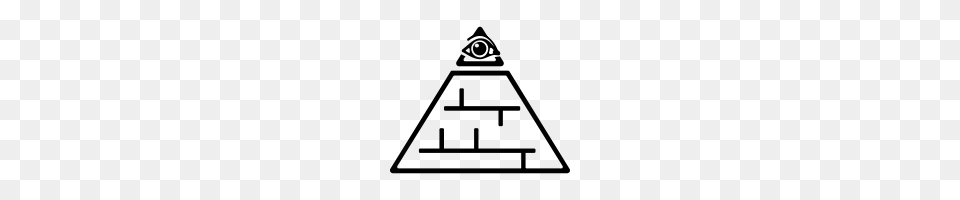 All Seeing Eye Icons Noun Project, Gray Free Png Download