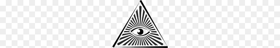 All Seeing Eye Illuminati, Gray Free Transparent Png