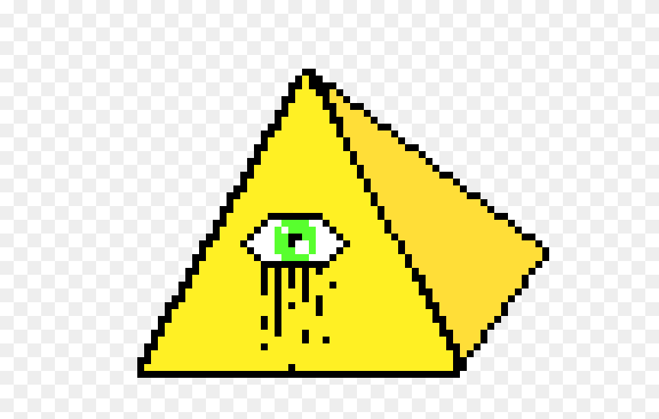 All Seeing Eye Pixel Art Maker, Triangle, Symbol, Animal, Reptile Png Image