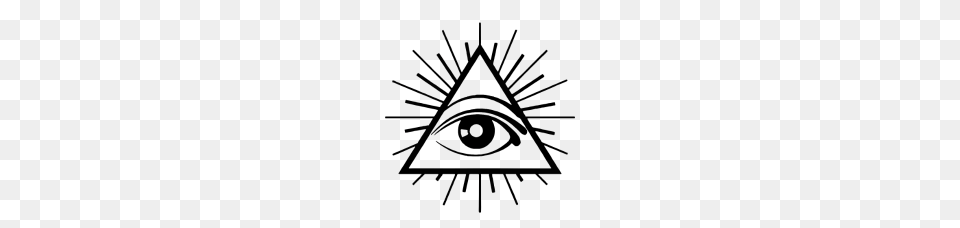 All Seeing Eye Printed Conspiracy Illuminati Cult, Fireworks, Cross, Symbol, Outdoors Png Image