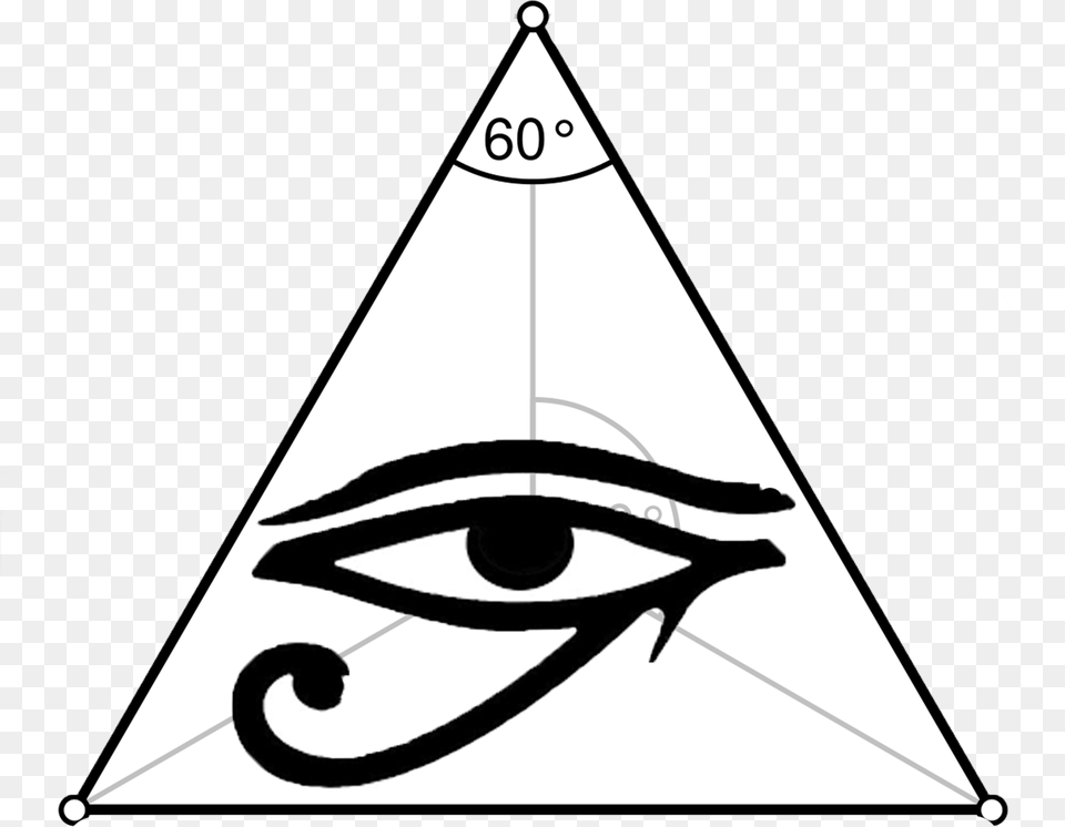 All Seeing Eye Satan39s Eye, Triangle Free Png Download