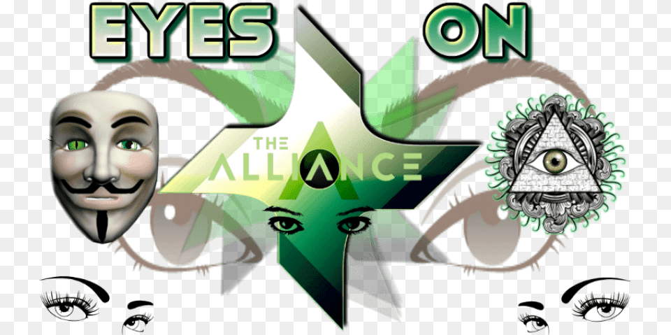 All Seeing Eye Sticker Images, Green, Face, Person, Head Free Png Download