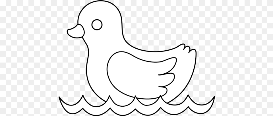 All Site Colorable Rubber Ducky Clip Art Line Baby Ducks Transparent Background, Animal, Bird, Pigeon, Dove Free Png