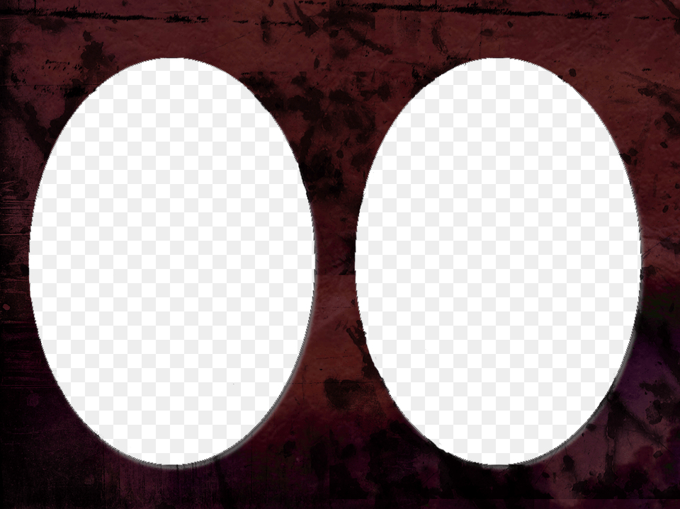 All Sizes Double Grunge Frame File, Oval Free Png Download