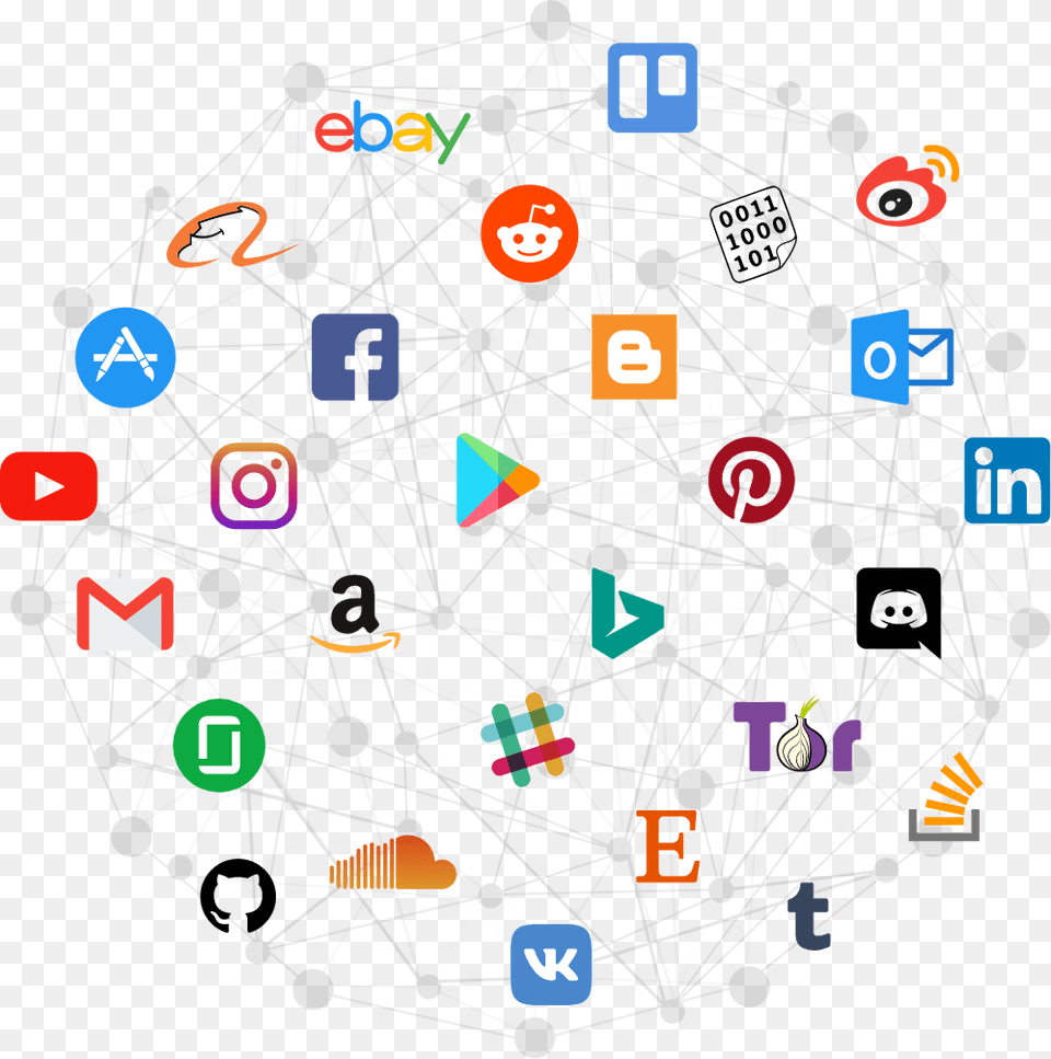 All Social Media Icons 2019, Sphere, Network, E-scooter, Transportation Free Png