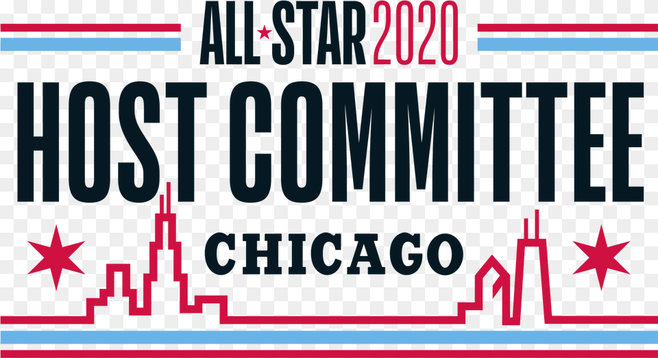All Star 2020 Host Committee Chicago Bulls, Scoreboard, Symbol, Text Png Image