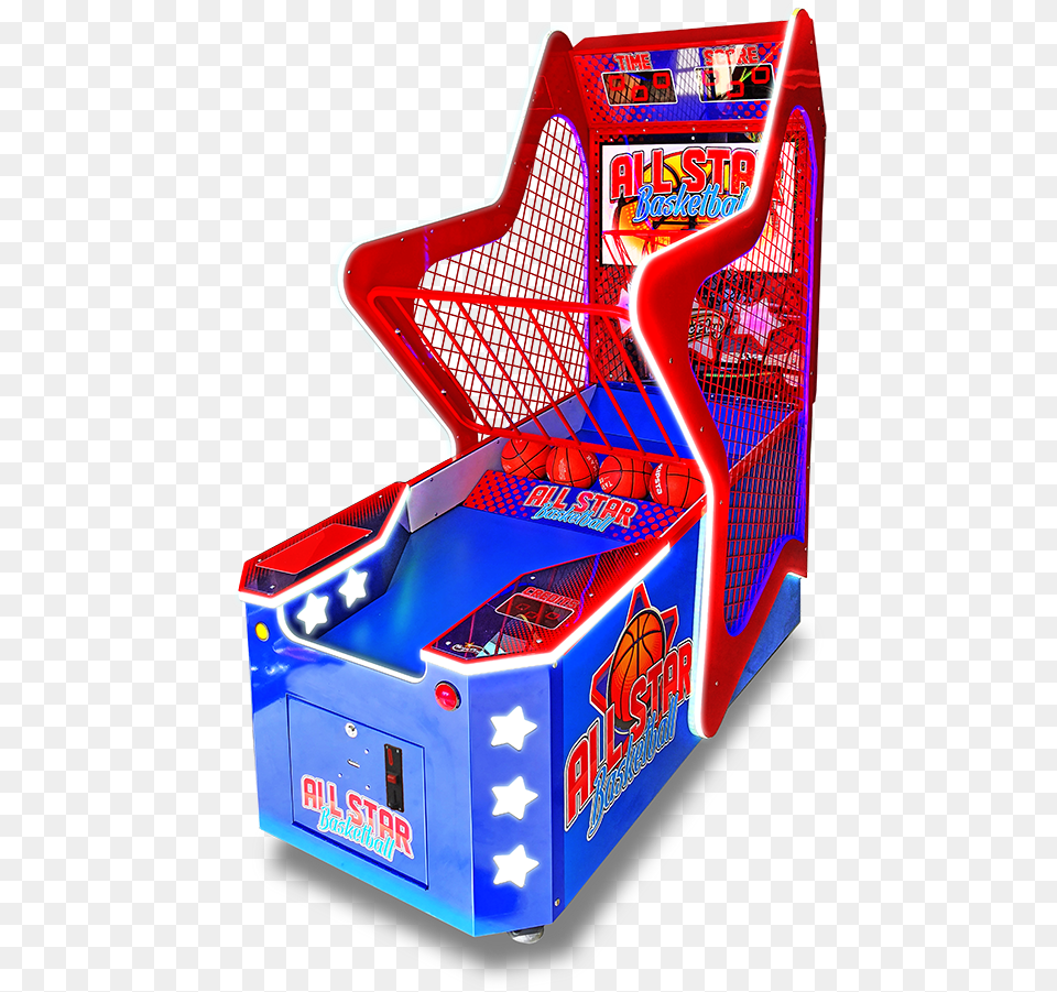 All Star Basketball Toy, Arcade Game Machine, Game, Car, Transportation Png Image