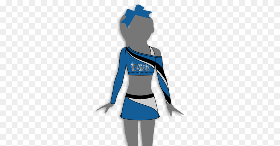 All Star Cheer Uniform Cute Or Captivating, Person, Clothing, Long Sleeve, Sleeve Free Transparent Png