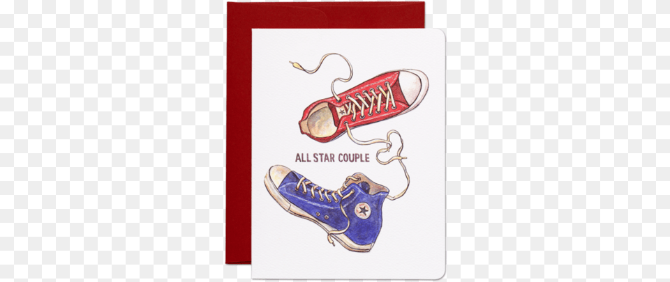 All Star Couple Card Gotamago, Clothing, Footwear, Shoe, Sneaker Free Transparent Png