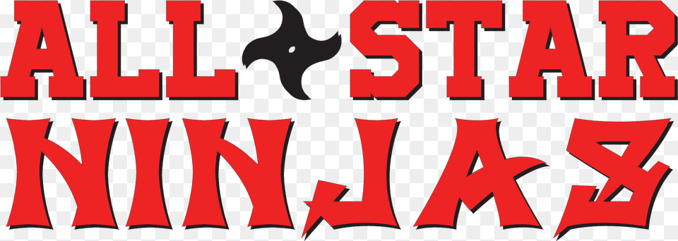 All Star Ninjas Clip Art, Text Png