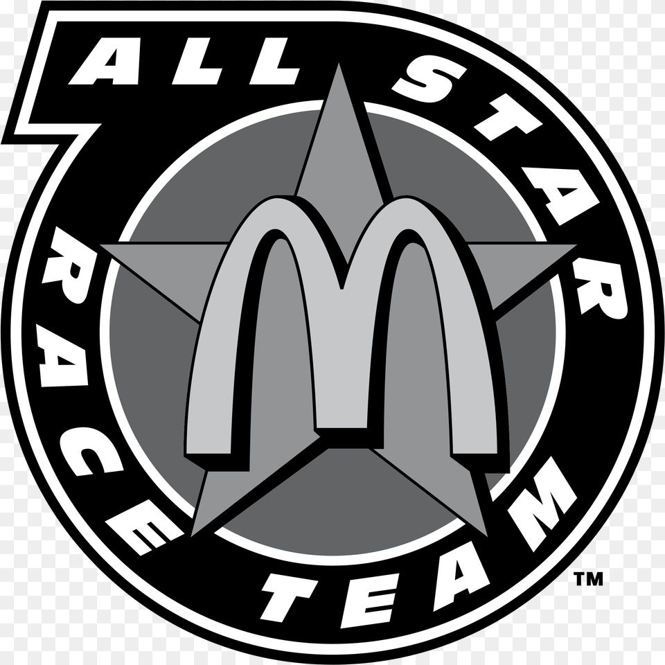 All Star Race Team 01 Logo Mcdonald39s Racing Team, Emblem, Symbol, Ammunition, Grenade Free Transparent Png