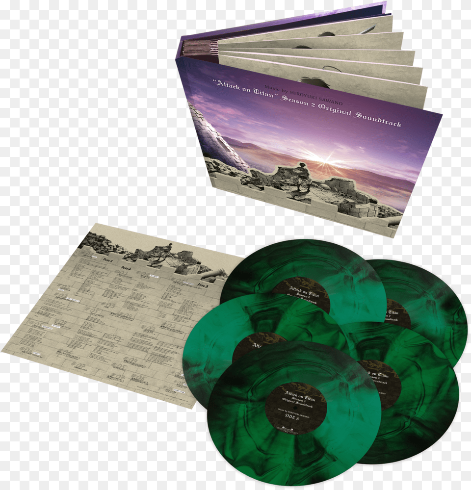All The Anime Store Attack On Titan Soundtrack Vinyl, Accessories, Advertisement, Poster, Jewelry Free Png Download
