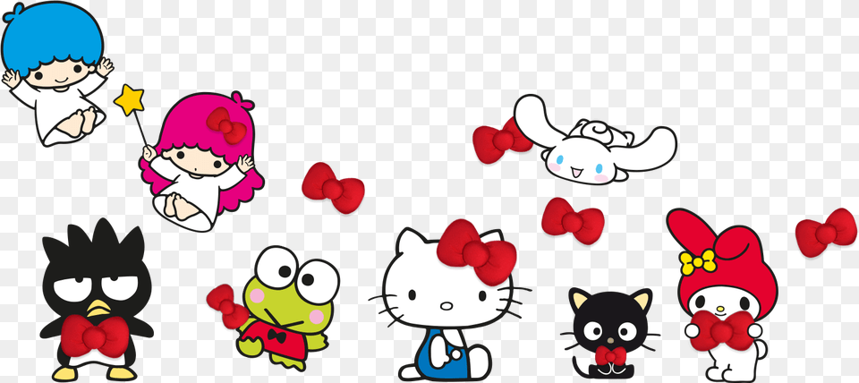 All The Hello Kitty Characters, Animal, Mammal, Wildlife, Bear Free Png Download
