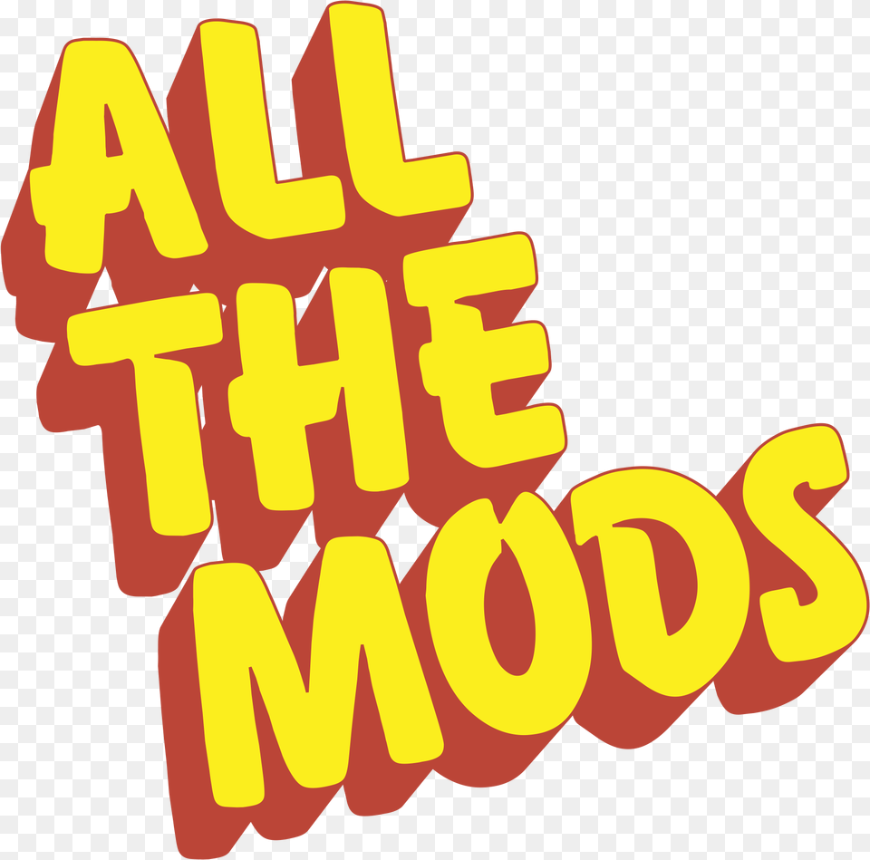 All The Mods 3 Logo, Text, Dynamite, Weapon Png