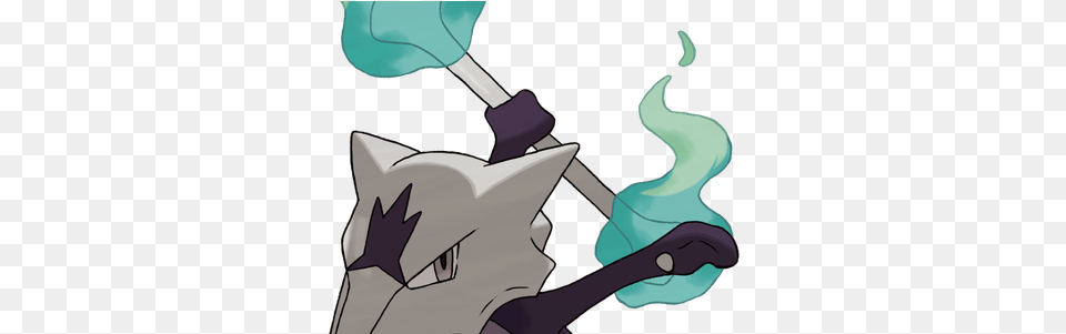 All The New Alolan Pokmon Showing Up In Raids Pokemon Go Marowak Alolan, Sword, Weapon, Person Free Png