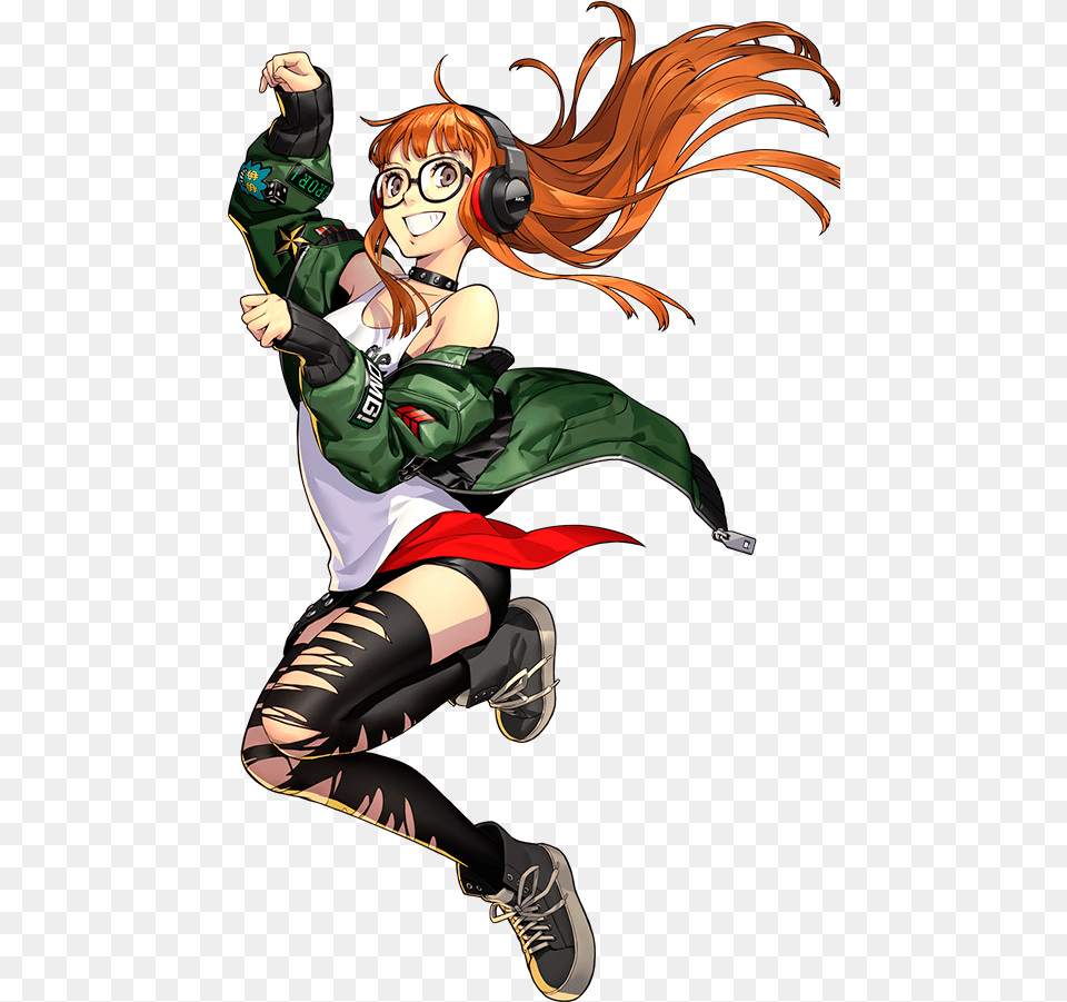 All The Official Persona Persona 5 Dancing Star Night Futaba Sakura Dancing, Book, Comics, Publication, Person Free Transparent Png