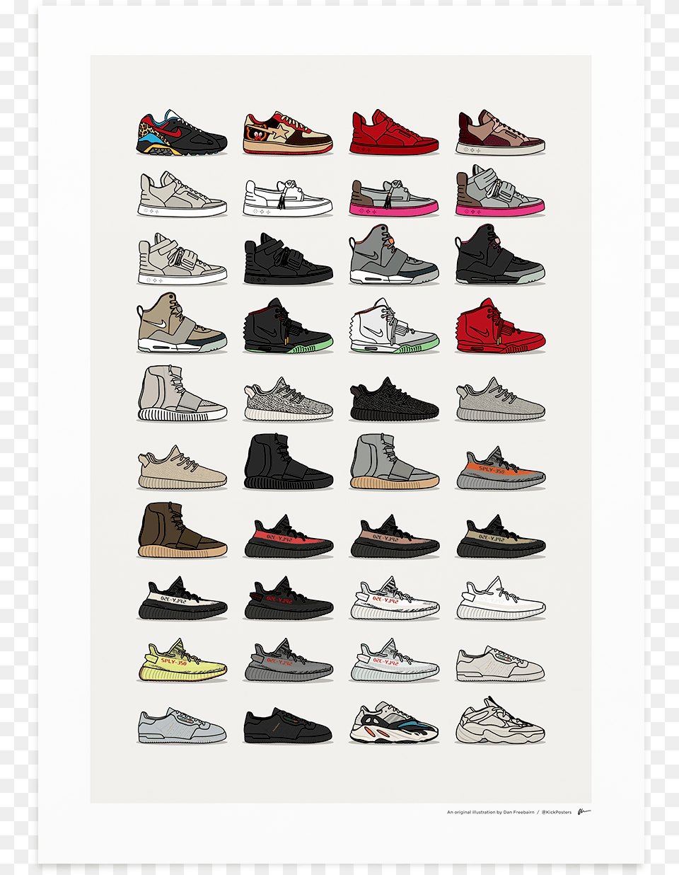 All The Yeezy Models, Clothing, Footwear, Shoe, Sneaker Free Transparent Png