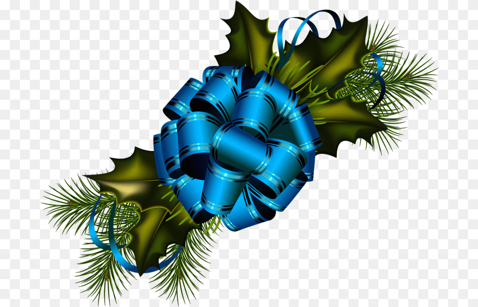 All Things Christmas Wreaths Clip Art Bows Clip Clip Art Blue Christmas Bow, Graphics, Pattern, Accessories, Fractal Free Png Download