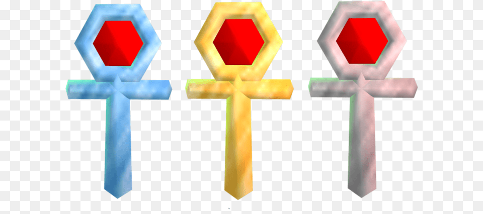All Three Relic Colors From Left To Right Crash Bandicoot The Wrath Of Cortex Relics, Accessories, Formal Wear, Tie, Cross Free Transparent Png