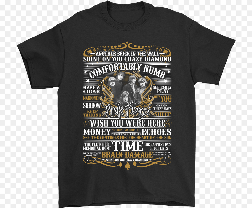 All Time Together All Song Music Pink Floyd Shirts Stranger Thing Eleven Shirts, Clothing, T-shirt, Person, Shirt Free Png Download