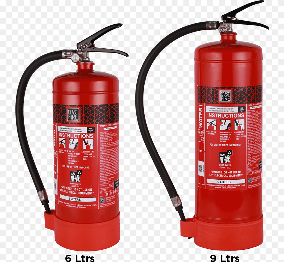 All Type Water Mist Fire Extinguisher, Cylinder, Qr Code, Machine Free Transparent Png