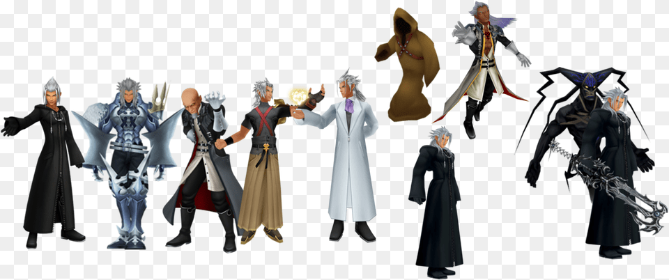 All Versions Of Xehanort Kingdom Hearts Riku Evolution, Adult, Person, Woman, Female Png Image