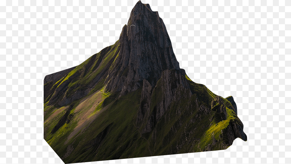 All Visual 3d Cues Volcanic Plug, Outdoors, Scenery, Mountain, Mountain Range Free Transparent Png