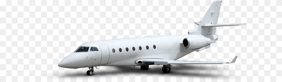 All White Gulf Stream Plane, Aircraft, Airliner, Airplane, Jet Free Transparent Png