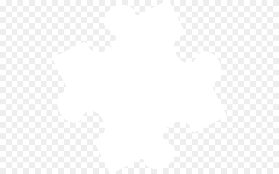 All White Puzzle Piece Clip Art, Cutlery Free Png