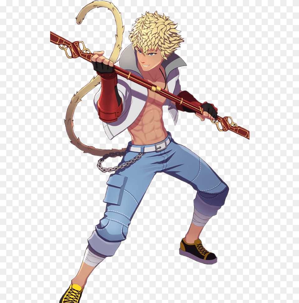 All Worlds Alliance Wiki Rwby Fanart Sun Wukong, Book, Comics, Publication, Person Free Png Download