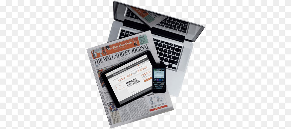 All Wsj Subscriptions Are Available On The Go With The Wall Street Journal, Computer, Phone, Pc, Mobile Phone Free Png Download