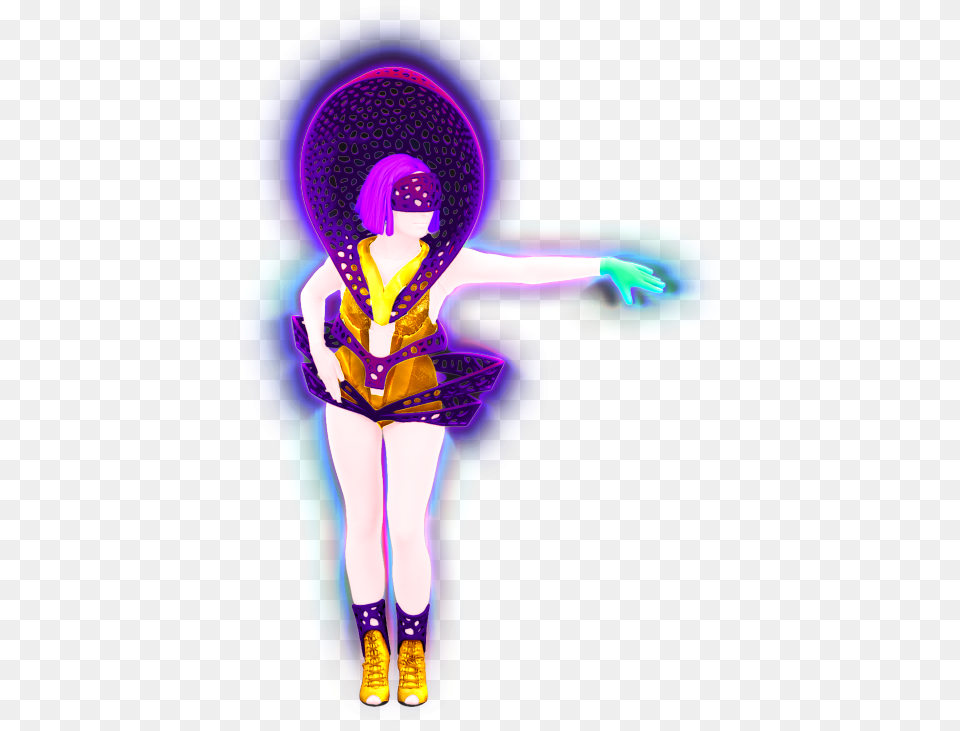 All You Gotta Do Is Just Dance Illustration, Purple, Adult, Female, Person Free Png