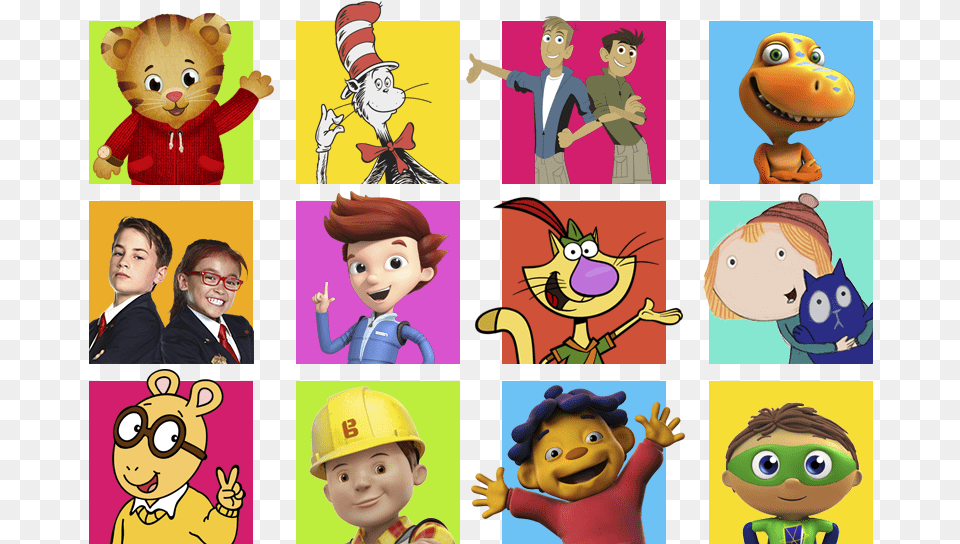 All Your Favorite Characters From Pbs Kids, Book, Comics, Publication, Person Png