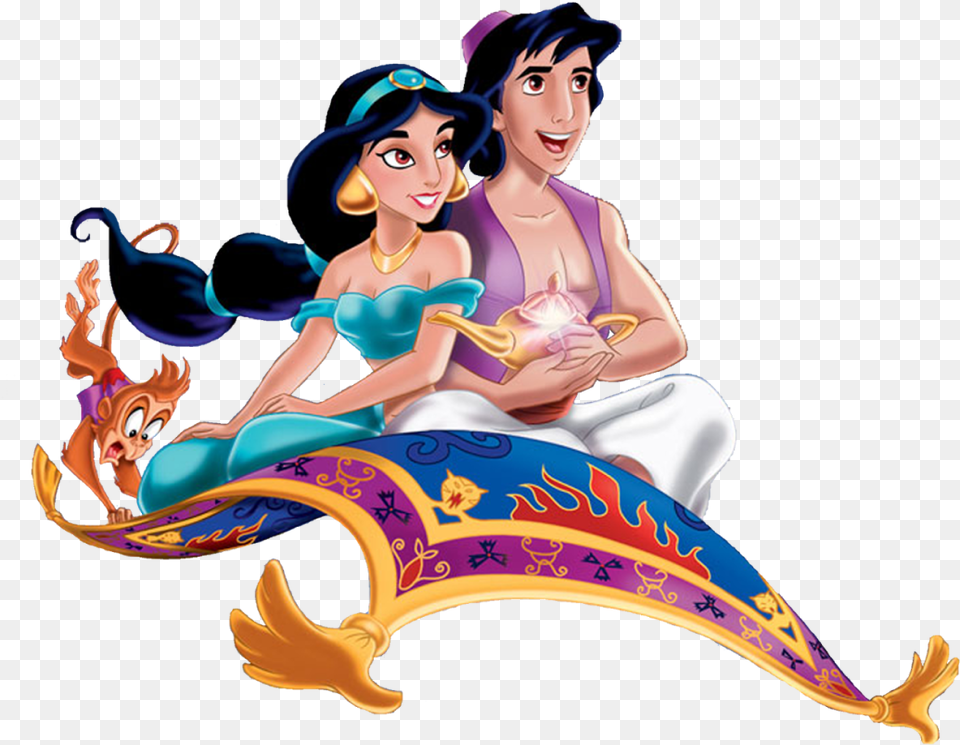 Alladin E Jasmine 4 Jasmine Aladdin Magic Carpet, Adult, Female, Person, Woman Png