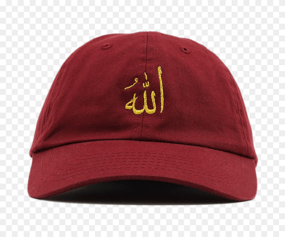 Allah Inscription On Baseball Cap, Baseball Cap, Clothing, Hat Free Png