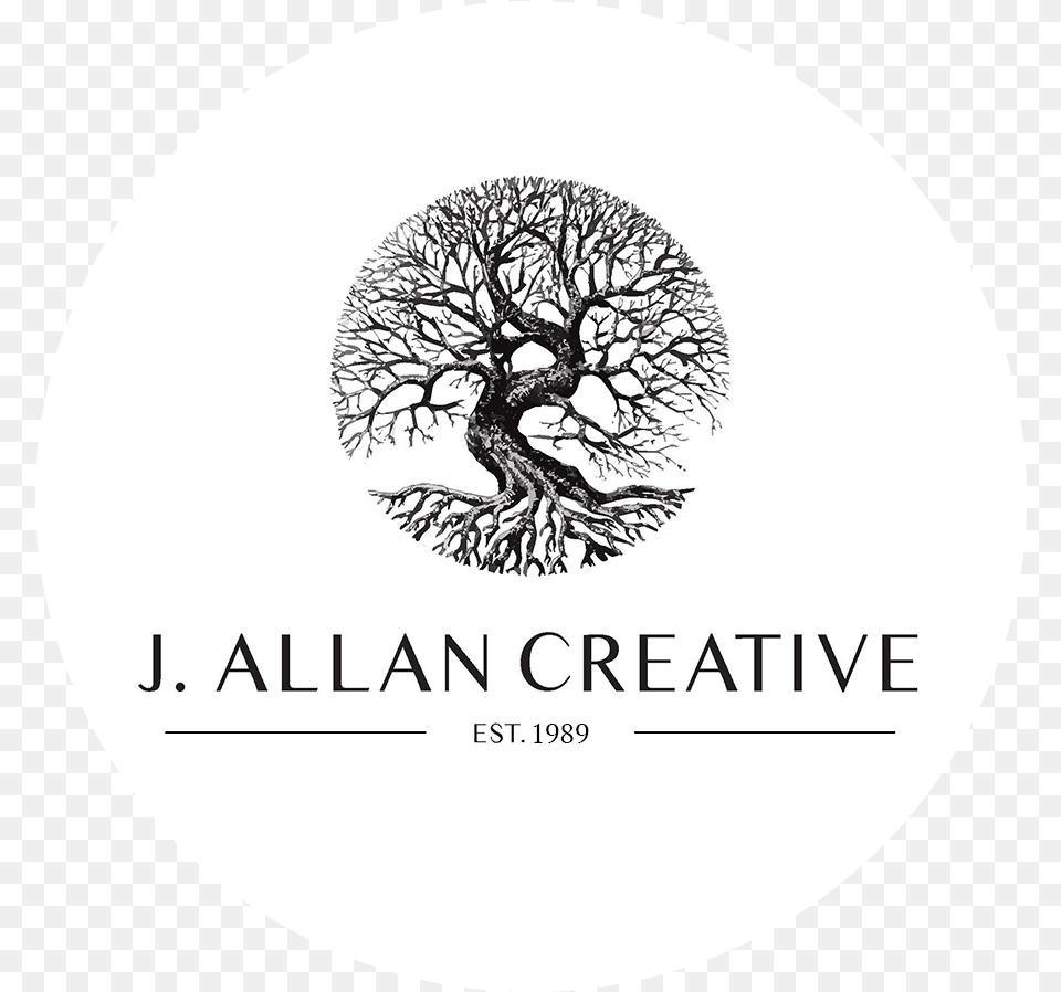Allan Creative Logo With Text Circle Tattoo, Plant, Tree, Book, Publication Free Png