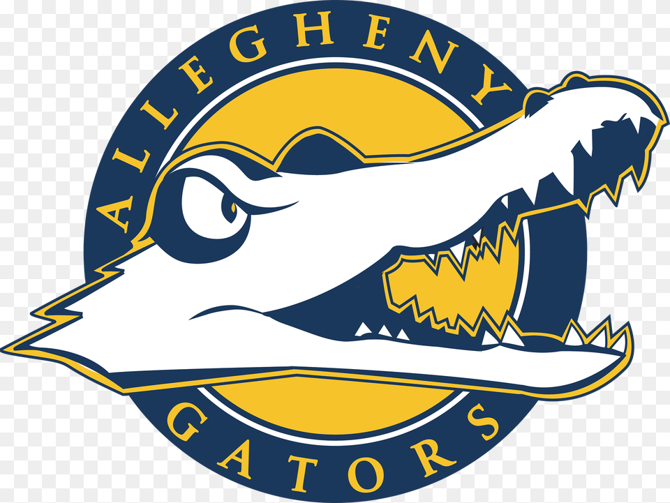 Allegheny College Football Logo, Badge, Symbol, Animal, Crocodile Free Transparent Png