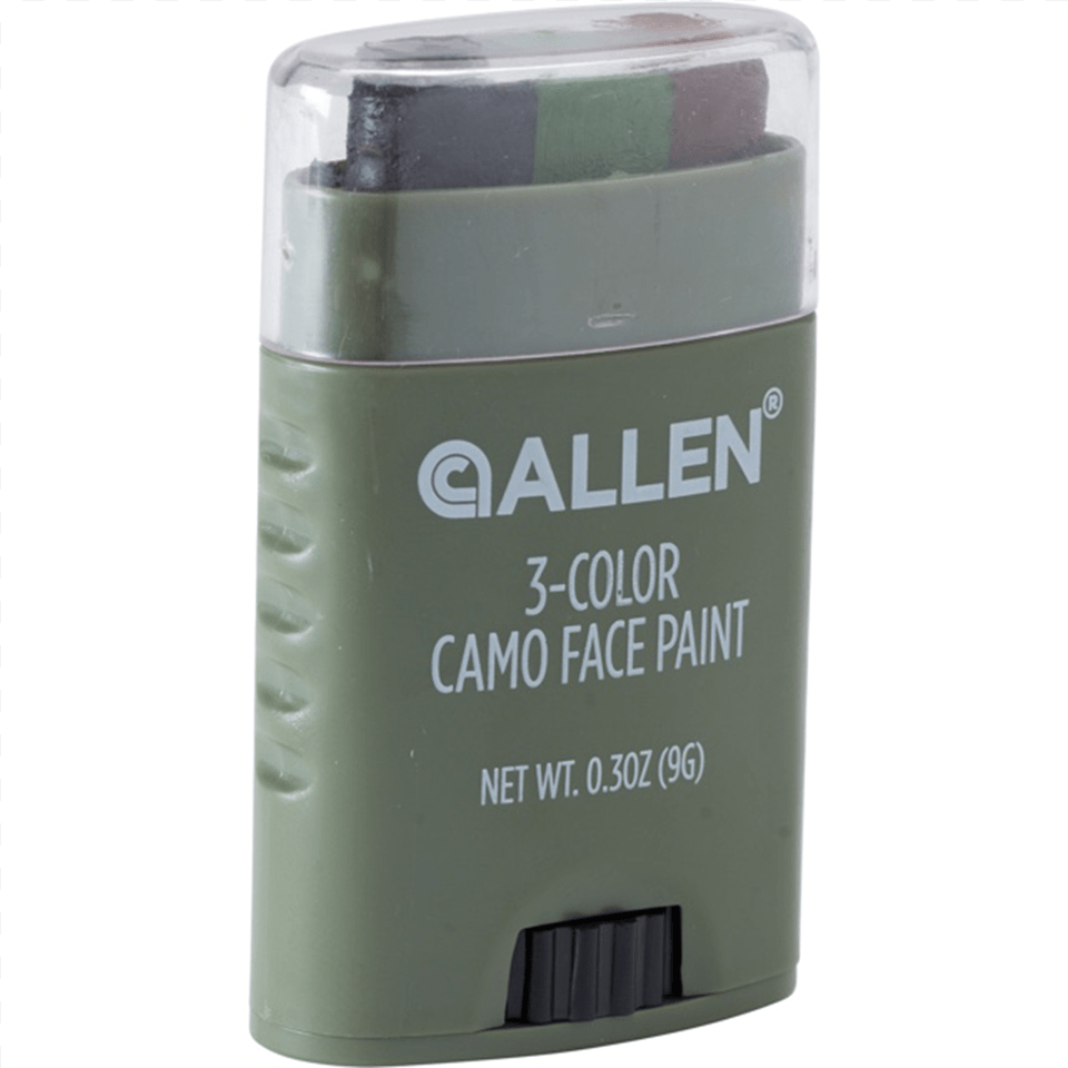 Allen 3 Color Camo Face Paint Sticktitle Allen 3 Bottle, Shaker, Cosmetics, Deodorant Png Image