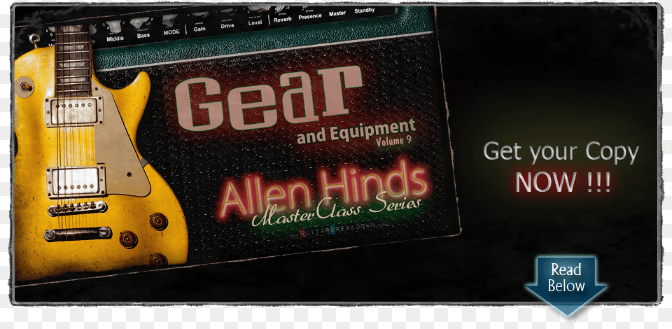 Allen Hinds Gear And Equipment Volume 9 Masterclass Bass Guitar, Musical Instrument, Electric Guitar Free Png Download
