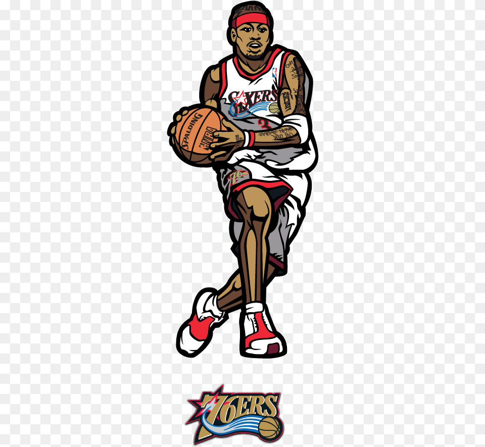 Allen Iverson 1 Image Allen Iverson Wallpaper Iphone, Person, People, Adult, Man Free Png Download