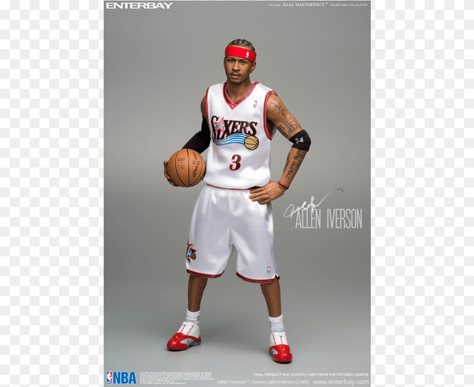 Allen Iverson Long Shorts, Shirt, Clothing, People, Person Png